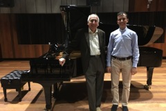 With Martino Tirimo after a three hour long masterclass